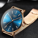 Lige Women’s Ultraslim Minimalist Quartz Luxury Wristwatch - dealskart.com.au