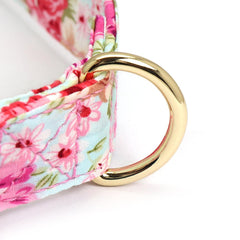 Cute Floral Prints Engravable Dog Collar Belts - dealskart.com.au