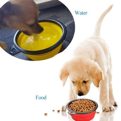 Easy Travel Dog 2-in-1 Water Bottle cum Feeder - dealskart.com.au