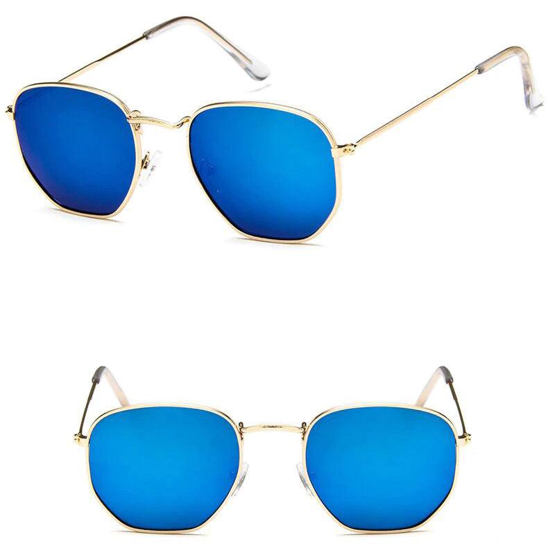 Women’s Retro Shield Designer Mirror Sunglasses - dealskart.com.au