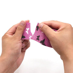 Printed Medical Elastic Bandage 4.5m Self-Adhesive - dealskart.com.au
