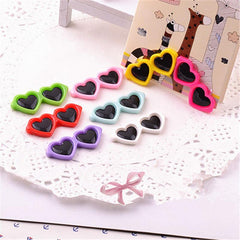 Pet Supplies Cute Heart-Sunglass Hair Pin - dealskart.com.au