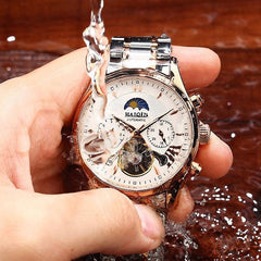 HAIQIN men's/mens watches top brand luxury automatic/mechanical/luxury watch men sport wristwatch mens reloj hombre tourbillon - dealskart.com.au