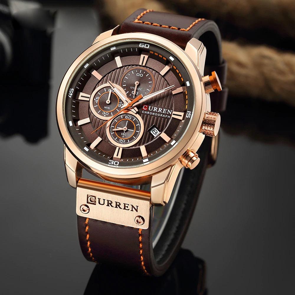 Men’s Chronograph Quartz Wristwatch - dealskart.com.au