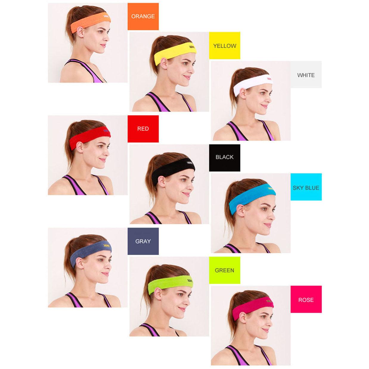 AOLIKES High-quality Cotton Unisex Sports and Athletics Sweat Band - dealskart.com.au