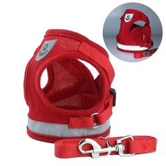 Reflective Safety Dog Harness and Leash Set - dealskart.com.au
