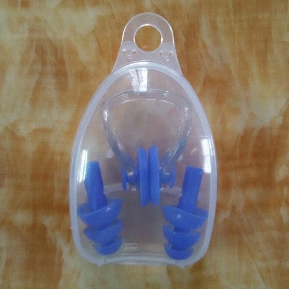 Silicone Swimming Ear Plugs and Nose Clip Set Sports grade Waterproof - dealskart.com.au