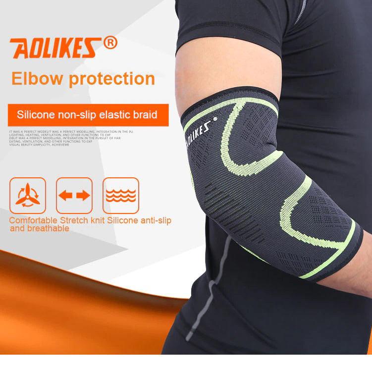 Elastic Protective Elbow Pad for Gym and Outdoor Sports Pain Relief Recovery - dealskart.com.au