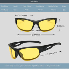 WarBlade Unisex Polarised Sunglasses - dealskart.com.au