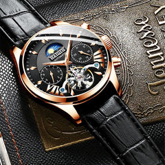 HAIQIN men's/mens watches top brand luxury automatic/mechanical/luxury watch men sport wristwatch mens reloj hombre tourbillon - dealskart.com.au