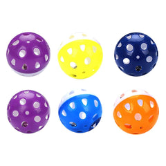 Pet Accessories- Cat’s fun ball and bell rattle plastic ball - dealskart.com.au