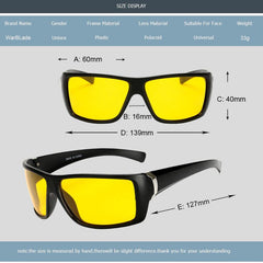 Fashion Anti-Glare Unisex Night Vision Glasses - dealskart.com.au