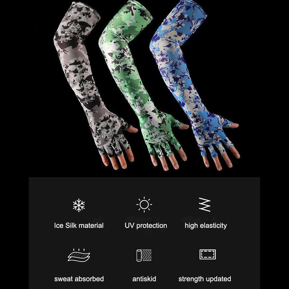 Arm Warmer Sleeve- Unisex Sports and Outdoor Sleeve Wear UV Protection - dealskart.com.au