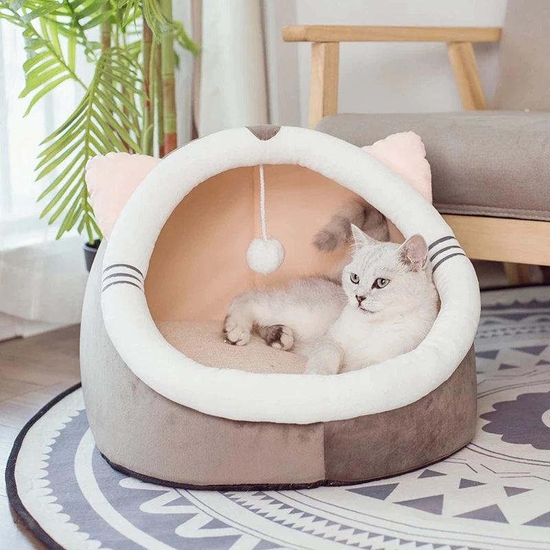 Pet Accessories- Warm Soft Cushy Sleeping Nest for Cats - dealskart.com.au