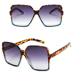 Black Squared Oversized Big Frame Fashion Sunglass - dealskart.com.au