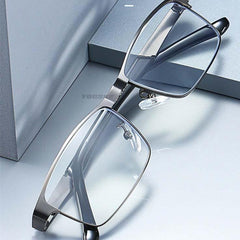 Yooske Stainless Steel Men’s Reading Glasses- +1.0 1.5 2.0 2.5 3 3.5 4.0 - dealskart.com.au