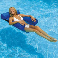 PVC Summer Inflatable Floating Lounger Chair for Swimming - dealskart.com.au
