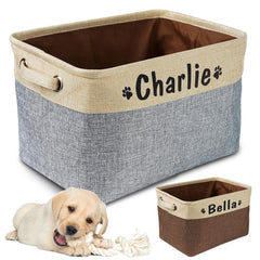 Pet Accessories and Supplies Personalised Storage Basket - dealskart.com.au