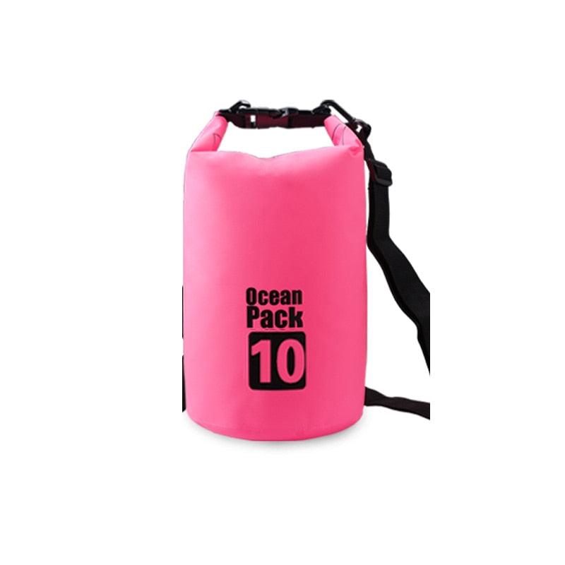 PVC Waterproof Bag 5L 10L 20L Outdoor Swimming Bag Diving Compression Storage Dry Bag For Man Women Kayaking Backpack - dealskart.com.au