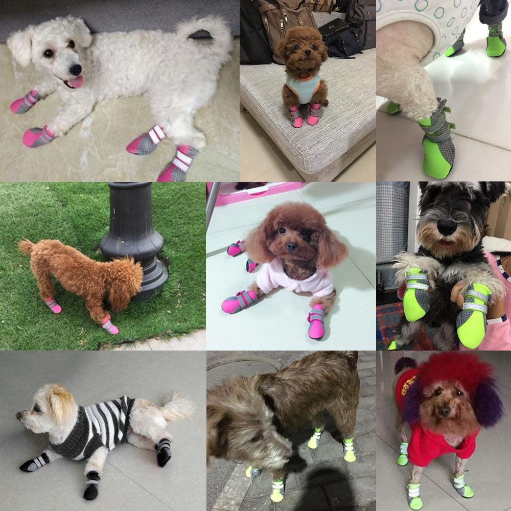 Dog Accessories- Easy Wear Reflective Boots for Dogs/Puppies - dealskart.com.au