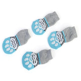 Pet Accessories- 4Pcs/Set Winter Wear Anti-Slip Cotton Socks for Pets - dealskart.com.au