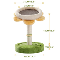 Pet Accessories- Mushroom Tree Innovative Scratcher and Climber For Cats - dealskart.com.au