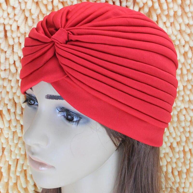 Women Swimming Cap Adjustable Long Hair Ears Turban Pleated Fabric Headwear Bathing Hat Yoga Caps - dealskart.com.au