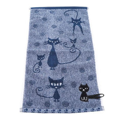 Cute Cat 100% Cotton Solid Face Towel Hand Towel For Adults Fast Drying Soft Thick Absorbent With Hanging Loop Travel Towels - dealskart.com.au