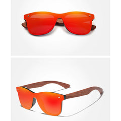 Kingseven Natural Wooden Polarised Sunglasses - dealskart.com.au