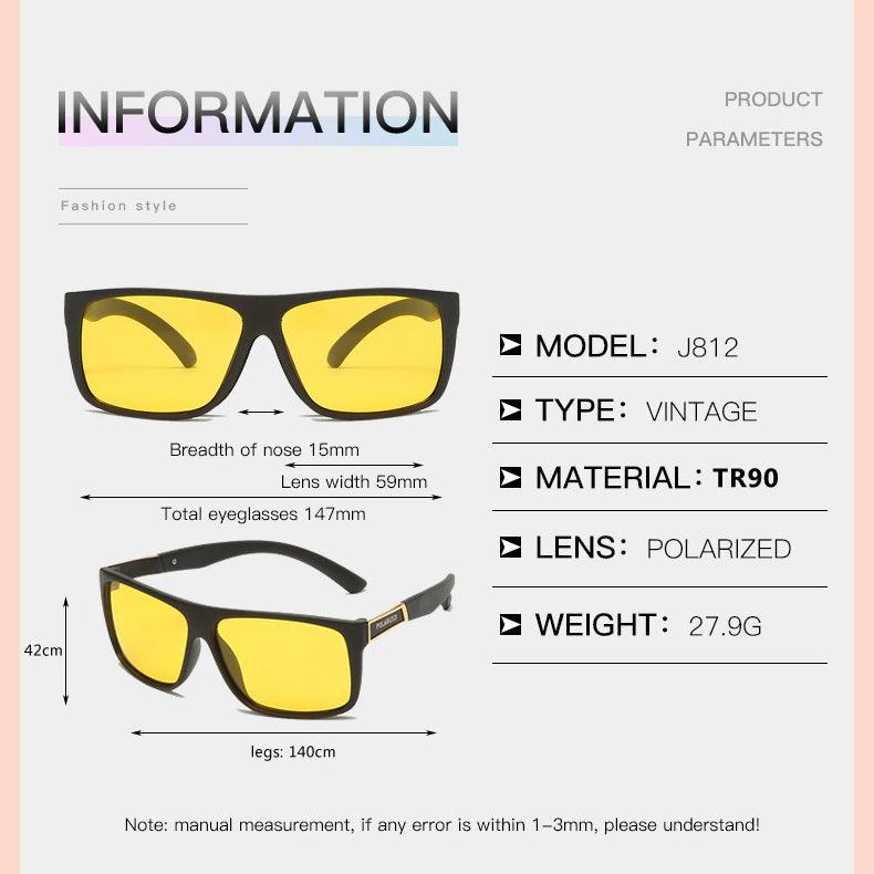 TR90 Night Vision Unisex Driving Glasses - dealskart.com.au