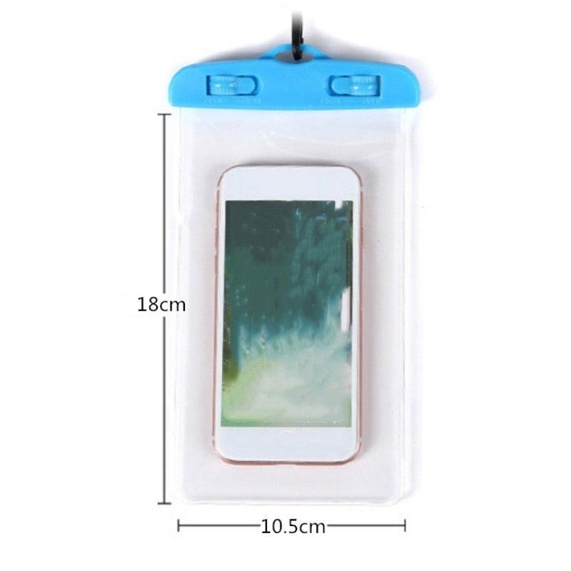 Sealing Waterproof Phone Bags with Strap Protect Bag Dry Pouch Protective Case Cover 3.5 inch -6 inch Smart Phone Swimming Bags - dealskart.com.au