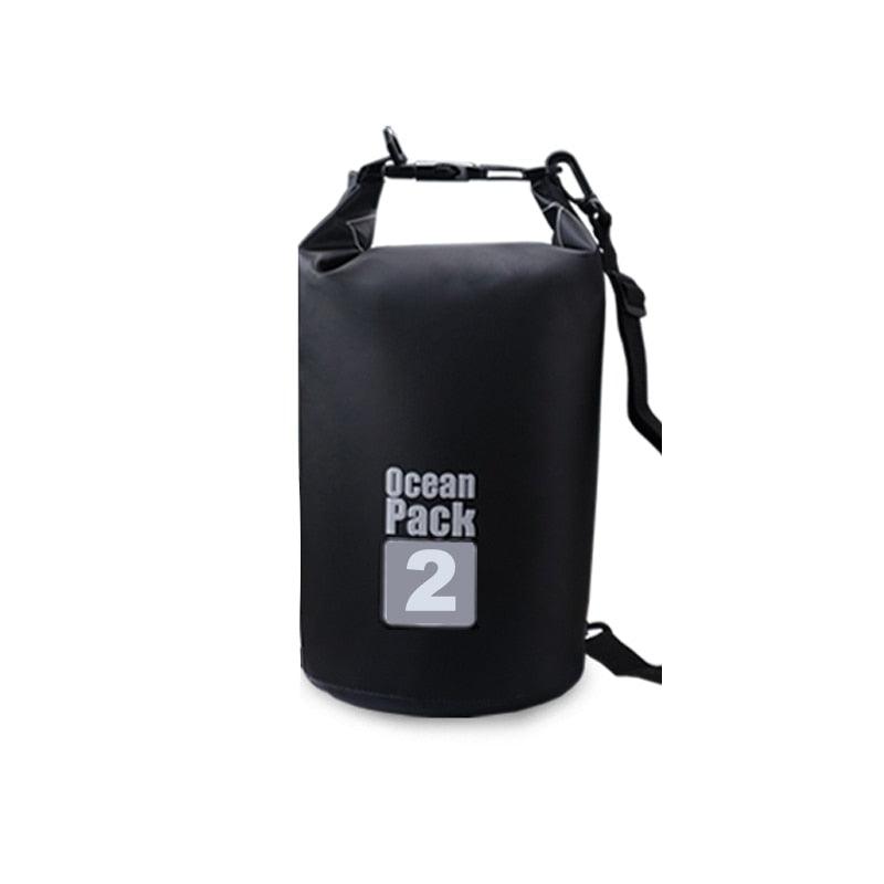 PVC Waterproof Bag 5L 10L 20L Outdoor Swimming Bag Diving Compression Storage Dry Bag For Man Women Kayaking Backpack - dealskart.com.au