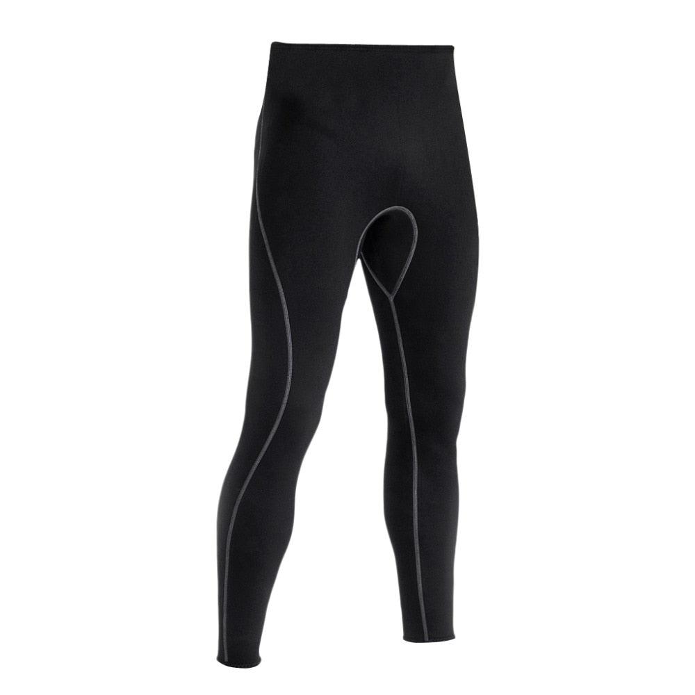 Men Wetsuit Pants Black 3mm - Neoprene Wetsuit Pants for Surfing, Snorkeling, Kayaking, Sports S-XL - dealskart.com.au