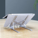 Adjustable Laptop Stand - Aluminium, Vertical Cooling, Portable - dealskart.com.au