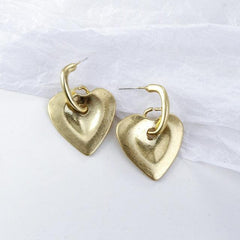 Aensoa Women's Drop Tassled Gold Finished Earrings - Zinc Alloy - dealskart.com.au