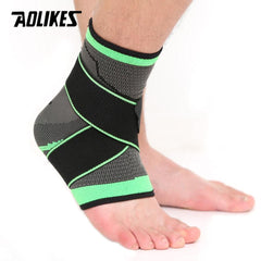 AOLIKES Ankle Support Neoprene Compression Brace with Adjustable Velcro - dealskart.com.au