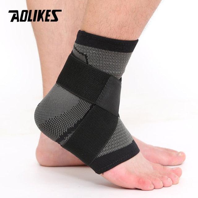 AOLIKES Ankle Support Neoprene Compression Brace with Adjustable Velcro - dealskart.com.au