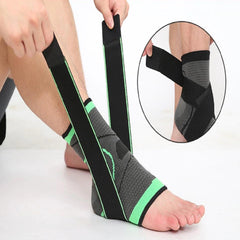 AOLIKES Ankle Support Neoprene Compression Brace with Adjustable Velcro - dealskart.com.au