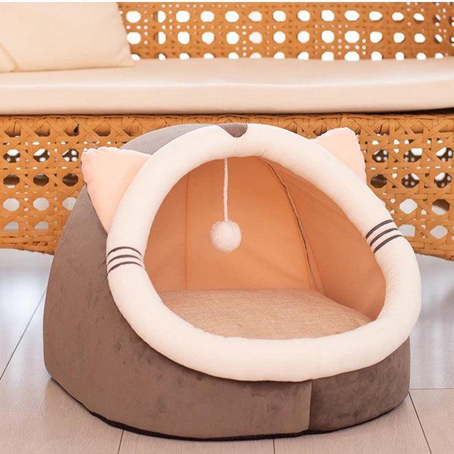 Pet Accessories- Warm Soft Cushy Sleeping Nest for Cats - dealskart.com.au