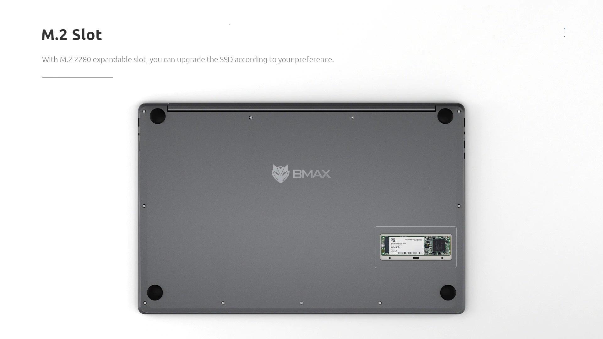 BMAX X15 Laptop - 15.6 Inch, Intel Gemini Lake N4100, 8GB RAM, 128GB SSD, Intel UHD Graphics 600 - dealskart.com.au