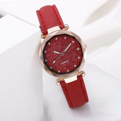 Casual Women’s Classic Leather Wristwatch - dealskart.com.au