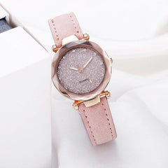 Casual Women’s Classic Leather Wristwatch - dealskart.com.au