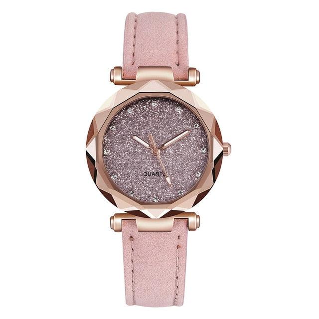 Casual Women’s Classic Leather Wristwatch - dealskart.com.au