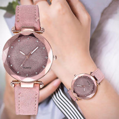 Casual Women’s Classic Leather Wristwatch - dealskart.com.au