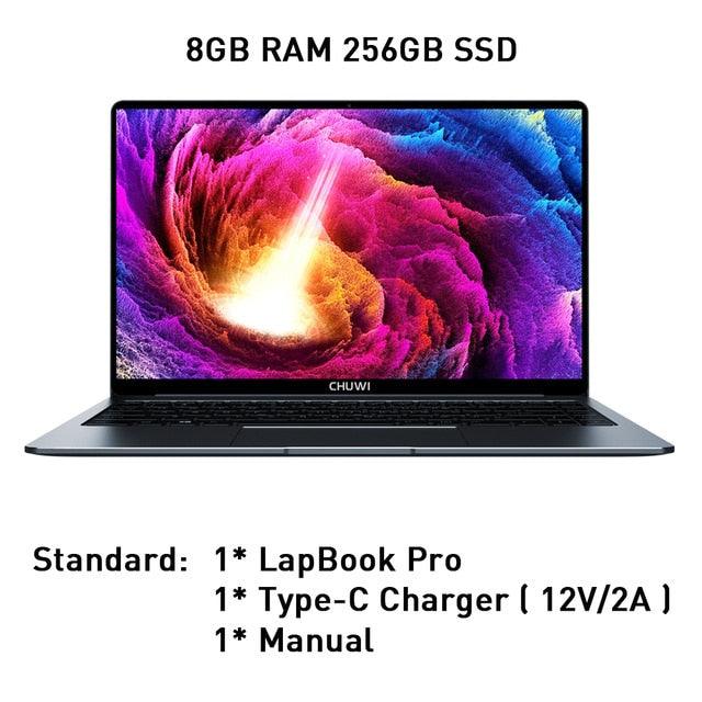 Chuwi LapBook Pro 14.1 Inch Laptop - Intel Gemini Lake N4100 Quad Core, 8GB RAM, 256GB SSD, Windows 10, Backlit Keyboard - dealskart.com.au
