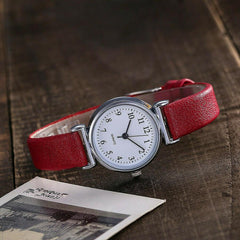 Classic Women’s Round Dial Quartz Wristwatch - dealskart.com.au