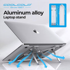 Coolcold Portable Aluminium Laptop Stand - dealskart.com.au