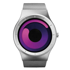 Creative Quartz Watch for Men with Stainless Steel Mesh Band - dealskart.com.au