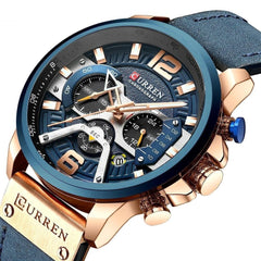 CURREN Men’s Fashion Semi-Functional Luxury Watch - dealskart.com.au