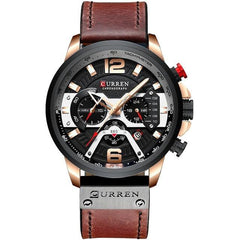 CURREN Men’s Fashion Semi-Functional Luxury Watch - dealskart.com.au